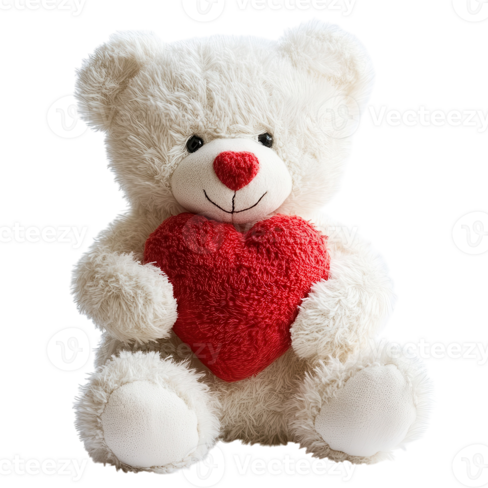 Ein süsser Teddybär mit einem Herz